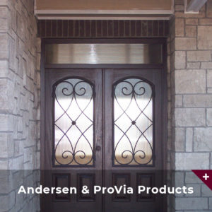 Andersen & ProVia Products Menu