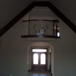 Interior remodel, vaulted ceiling, balcony