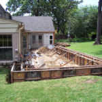 Patio remodel under construction