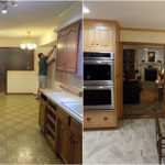 Kitchen & dining room remodel - before & after